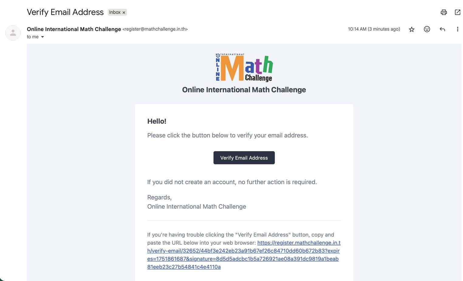 Step 4: Verify your email address