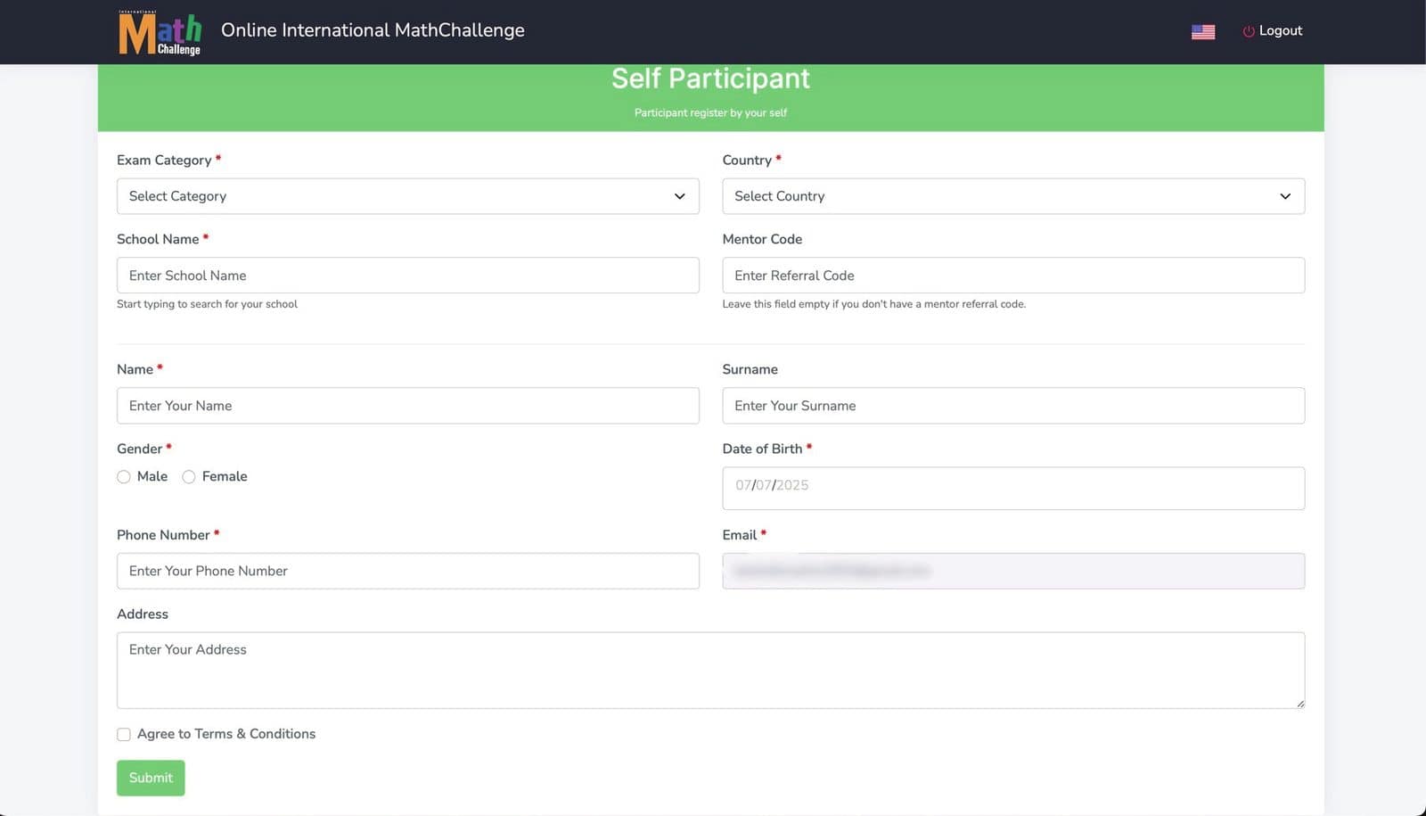 Step 6: Fill in your details